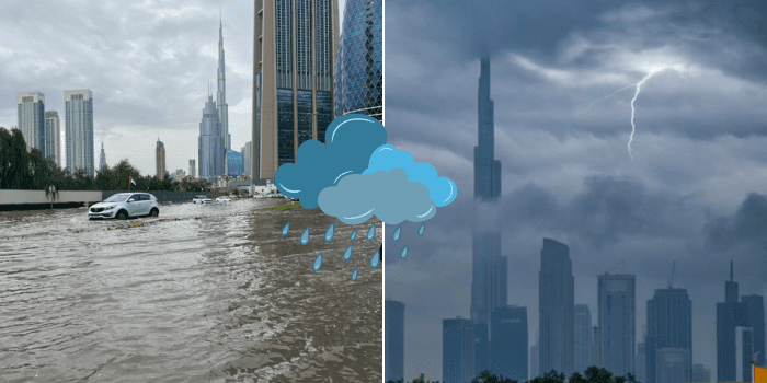 Dubai Unexpected Shower