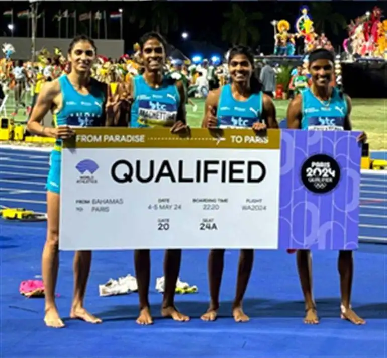 Indian Relay Teams Qualify for Paris 2024 Olympics